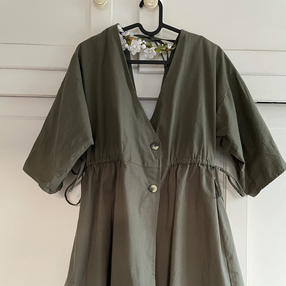ASOS button tie dress - Picture 3 of 6